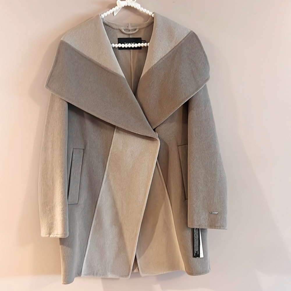 Tahari Wool Blend Coat